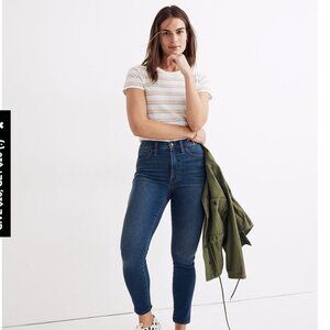 Madewell 10” High-Rise Road-tripper Supersoft Jeans in Playford Wash- Size 31